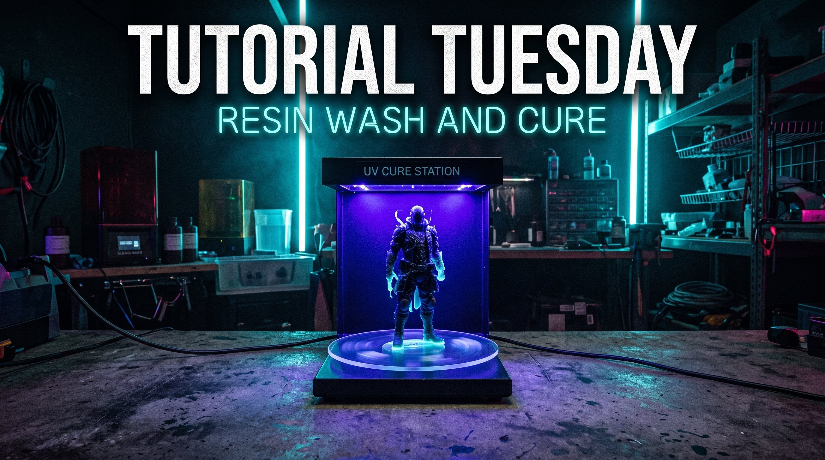 Tutorial Tuesday: Resin Wash and Cure Timing