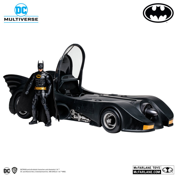 DC Multiverse Gold Label 1989 Batmobile w/ Batman
