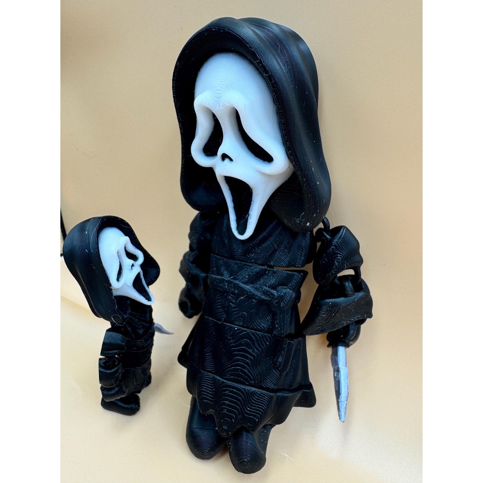Horror Flexi Figures, Articulated 3D Printed Poseable Desk Toys