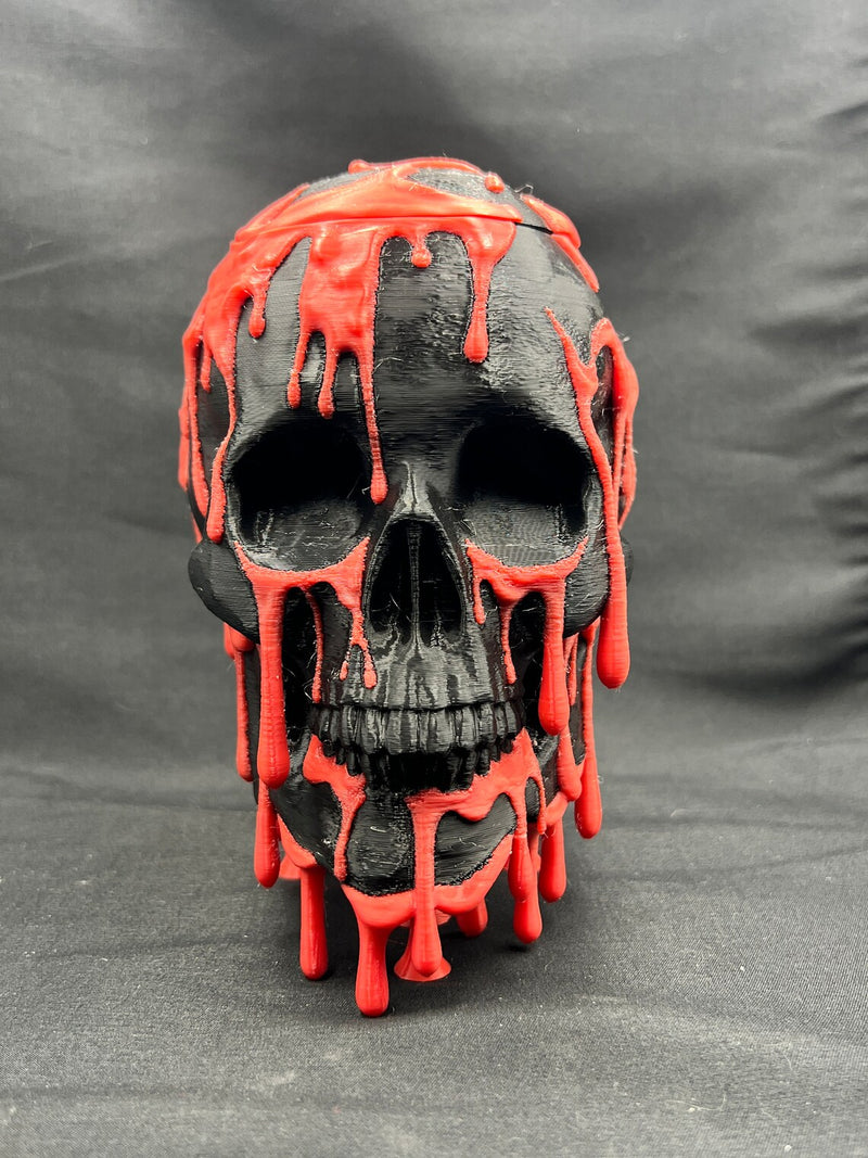 3D Printed Halloween Skull Candy Holder Trinket Dish
