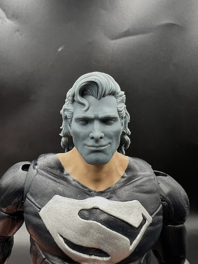 Dc Multiverse Heroic Alien Custom Action Figure Head Sculpt