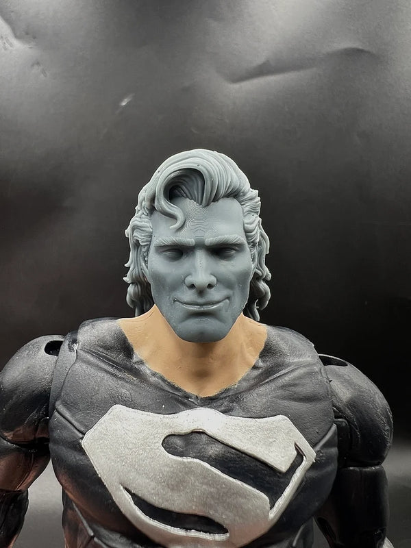 Dc Multiverse, Solar Superman 7" Custom Action Figure Head Sculpt