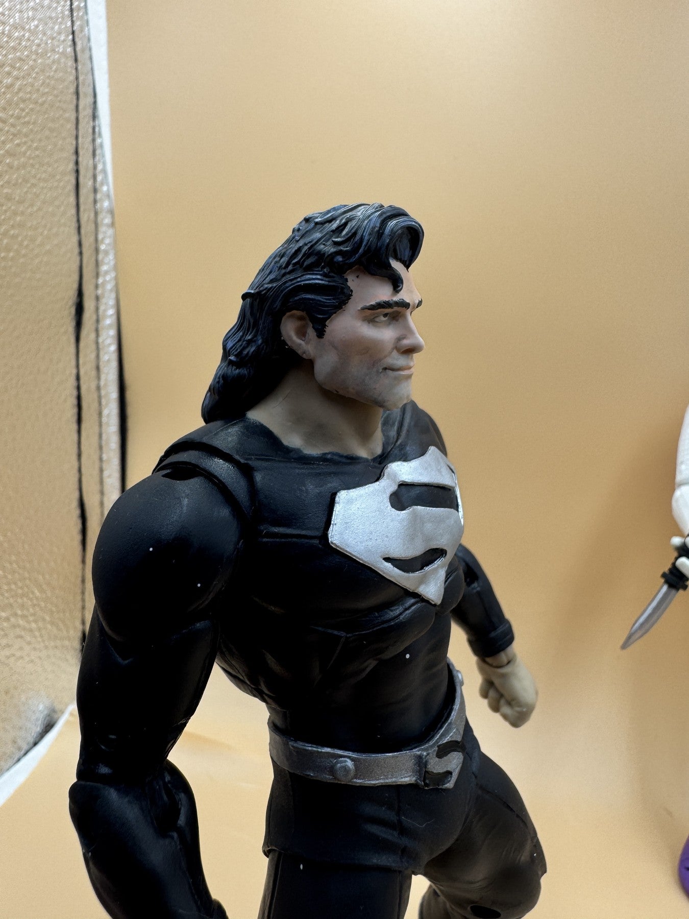 Hand painted Solar Man head sculpt, right