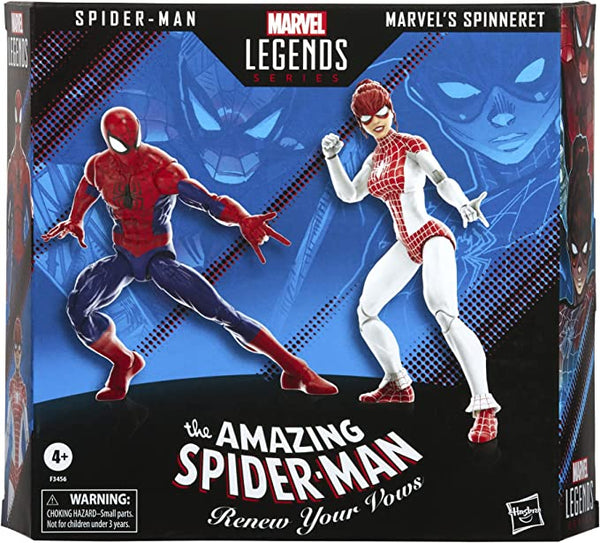 Marvel Legends Series 60th Anniversary: The Amazing Spider-Man Renew Your Vows Spider-Man and Marvel's Spinnert 2 Pack
