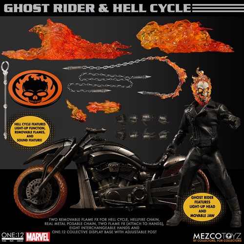 Ghost Rider and Hell Cycle Action Figure Set