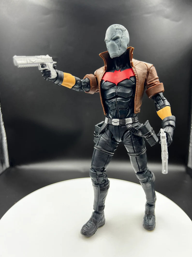 Custom Multiverse Red Mask Damaged Action Figure Head