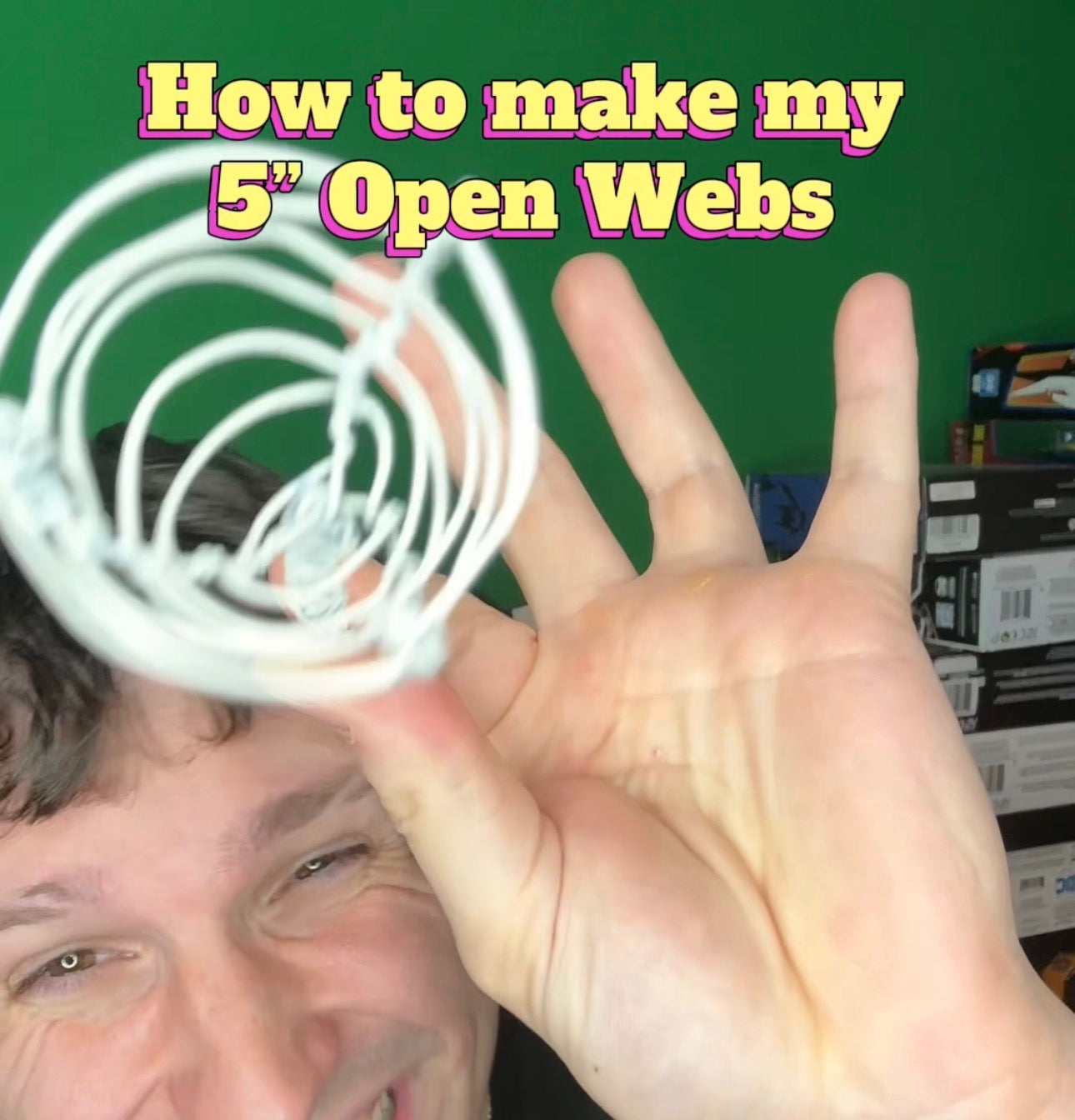How to Make a 5 Inch Open Spider Web for Action Figures