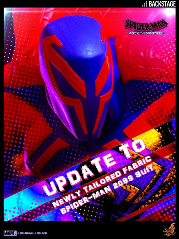 Spider-Man: Across The Spider-Verse Hot Toys Spiderman 2099 Gets An Outfit Change