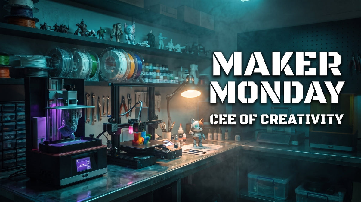 Maker Monday: A Viral MakerWorld Spinner, Elegoo's New Multicolor Printer, and Doing Resin Safety Right