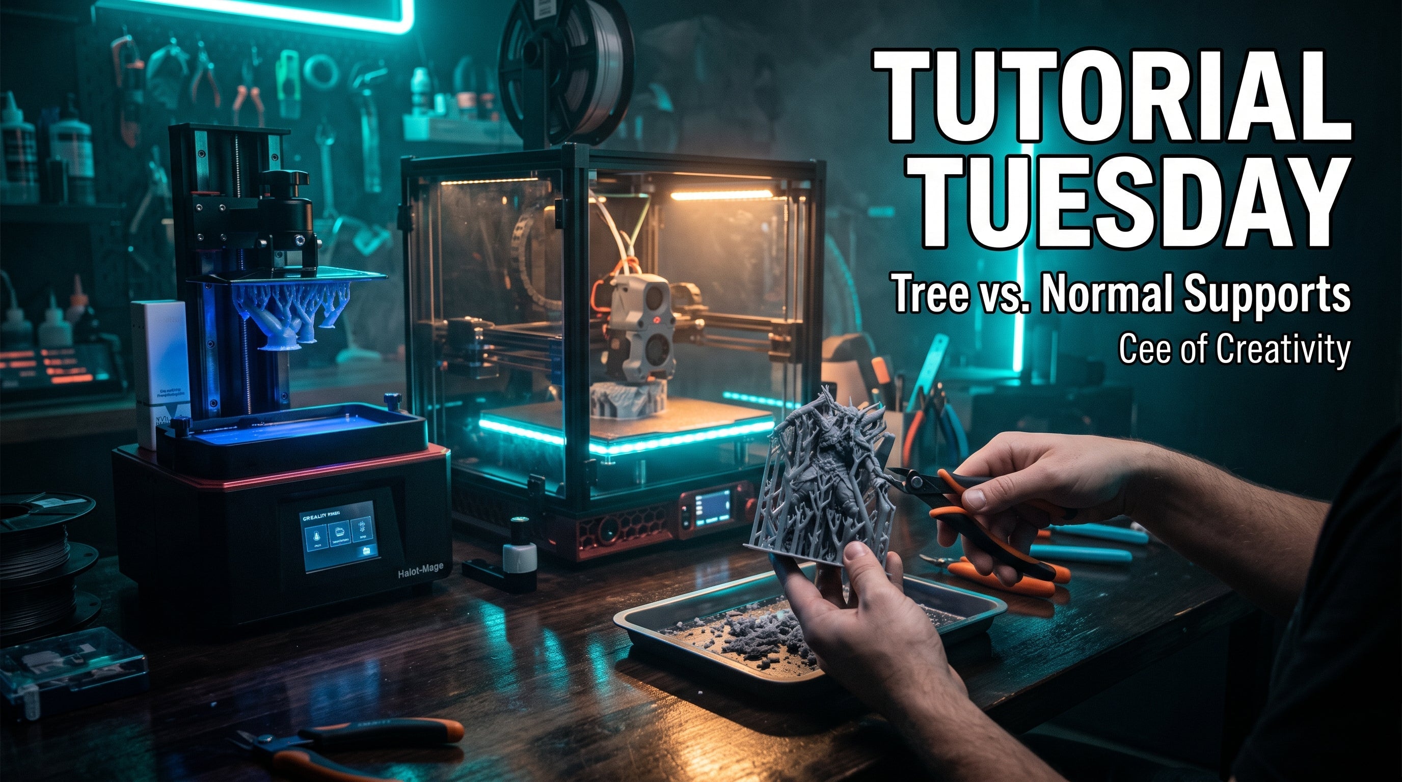 Tutorial Tuesday: Tree vs. Normal Supports in Bambu Studio and OrcaSlicer