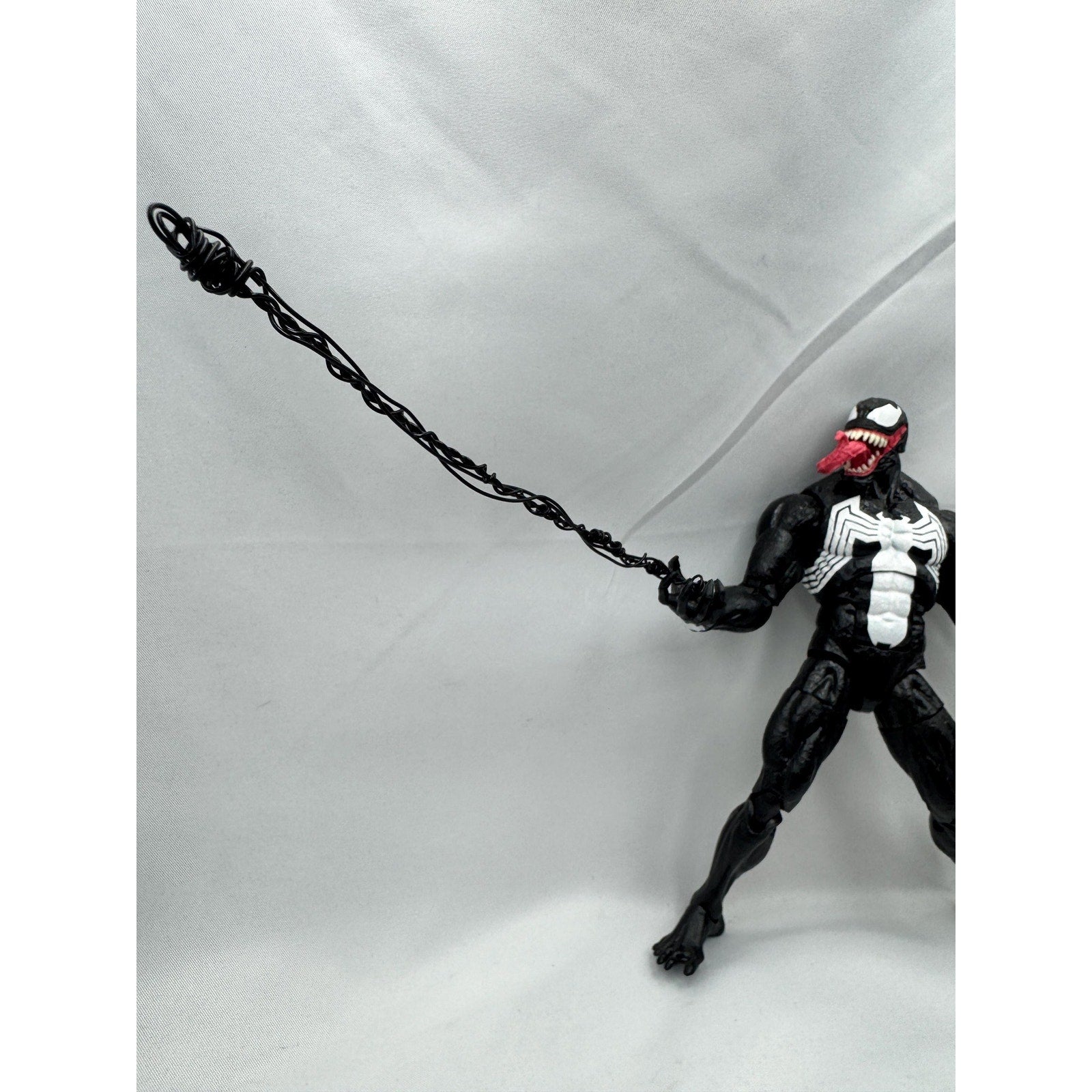 4 Pack Of Custom, Legends Scale, Super Posable, Comic Styled Webbing, 1/12 and 1/10 Scale Action Figure Accessories, Spider Webs, Wired Webs