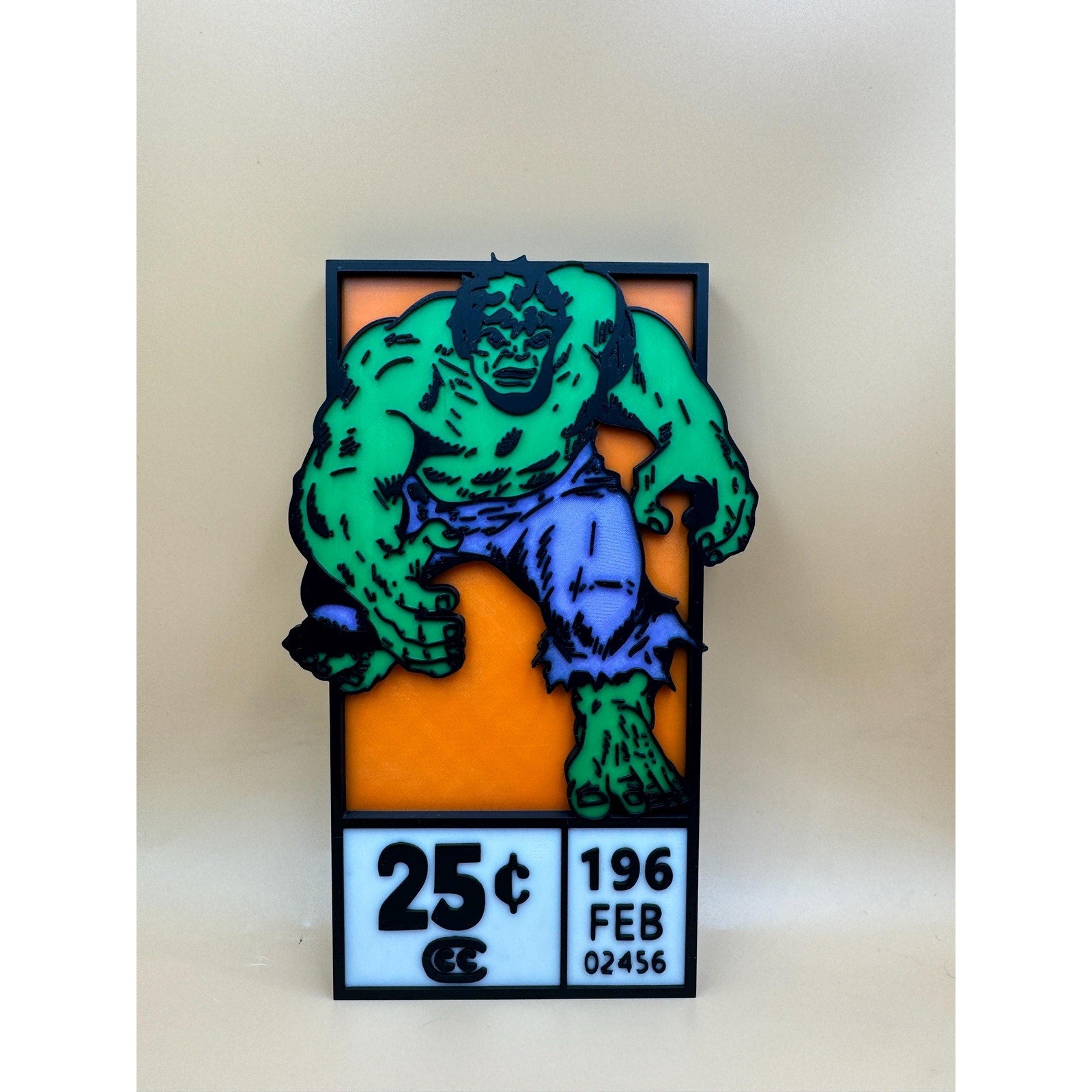3D Printed Corner Box, Hero-Inspired Display Décor, Comic-Themed Collectible Shelf Accent, Decorative Display Piece for Collectors, HeroBox