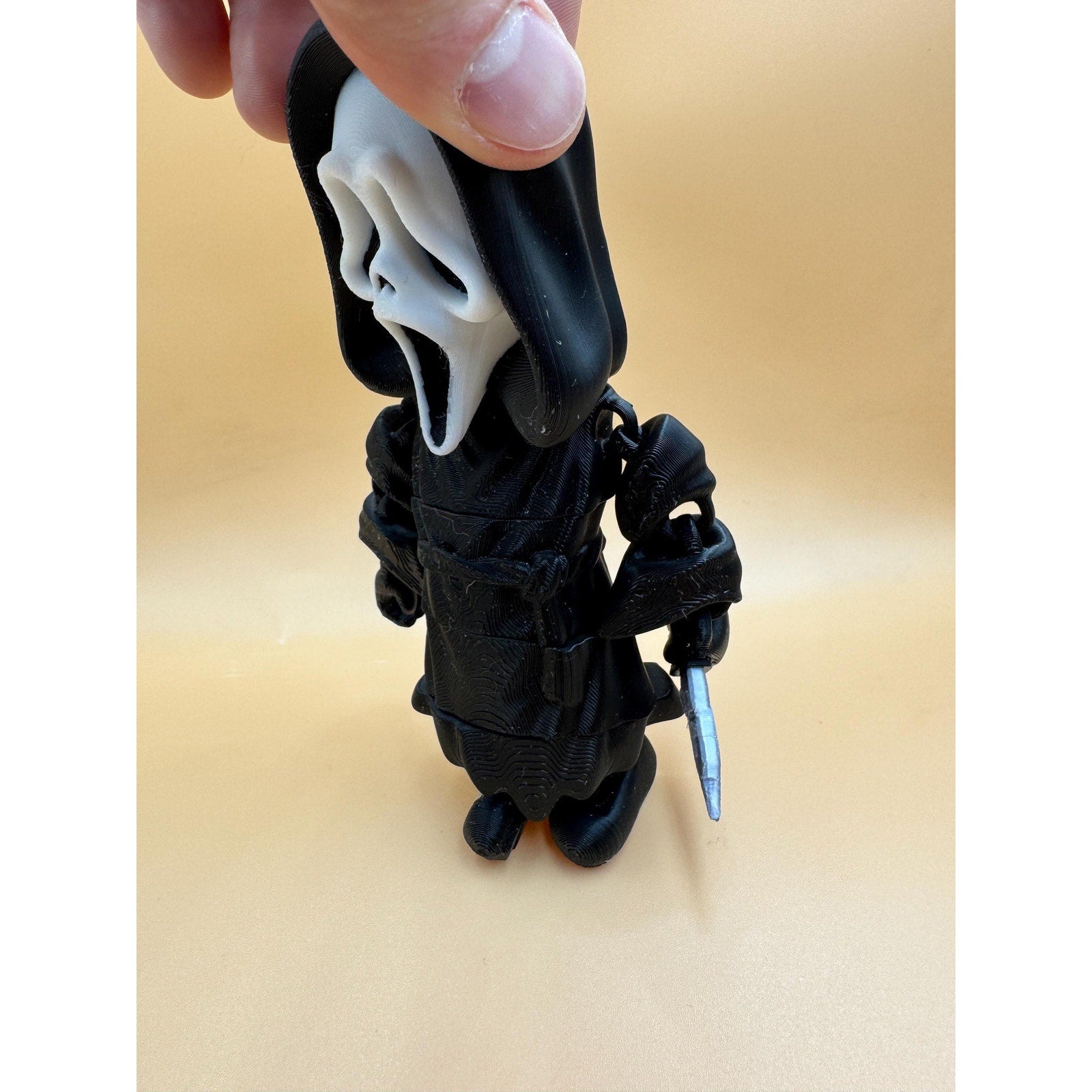 Horror Inspired Flexi Figures – Articulated 3D Printed Horror Icons – Poseable Creepy Monsters – Flexi Horror Toy – Spooky Desk Collectible