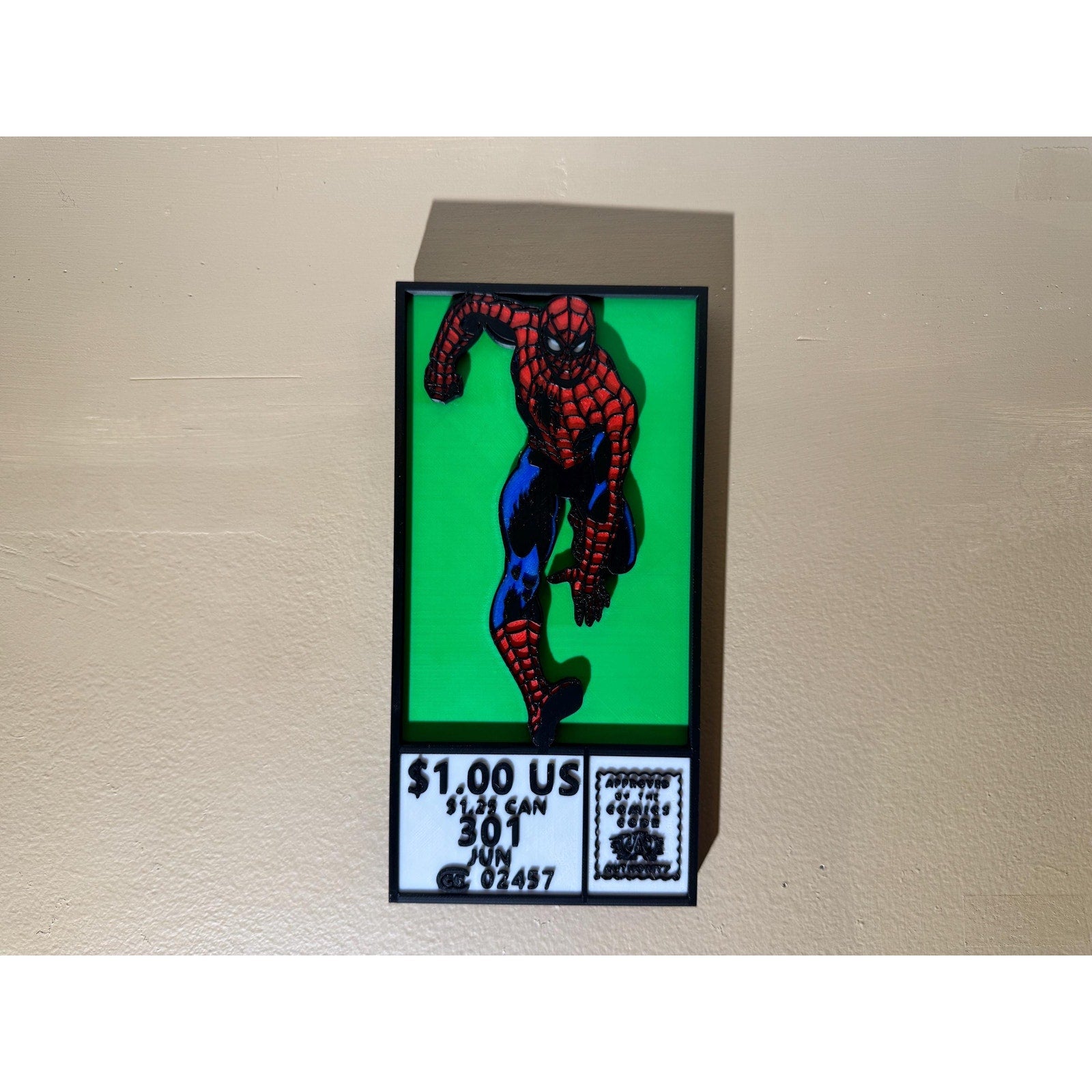 3D Printed Corner Box, Hero-Inspired Display Décor, Comic-Themed Collectible Shelf Accent, Decorative Display Piece for Collectors, HeroBox