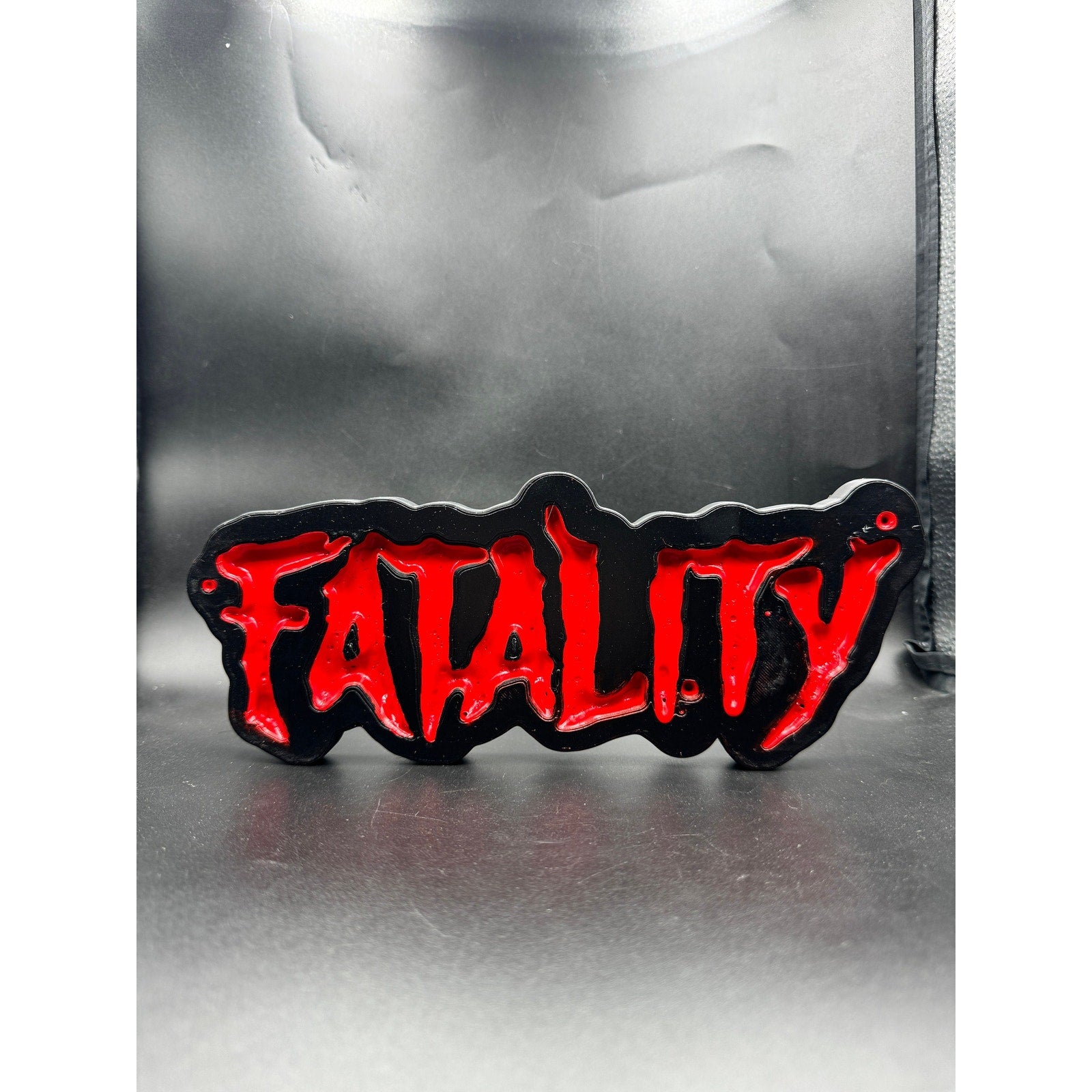 Customizable 3D Printed LOGO or TEXT DESIGN, Action Figure 1/12 / 1/10 Scale, 3d Printed Sign, Movies, Games, Comics, Action Figure Display