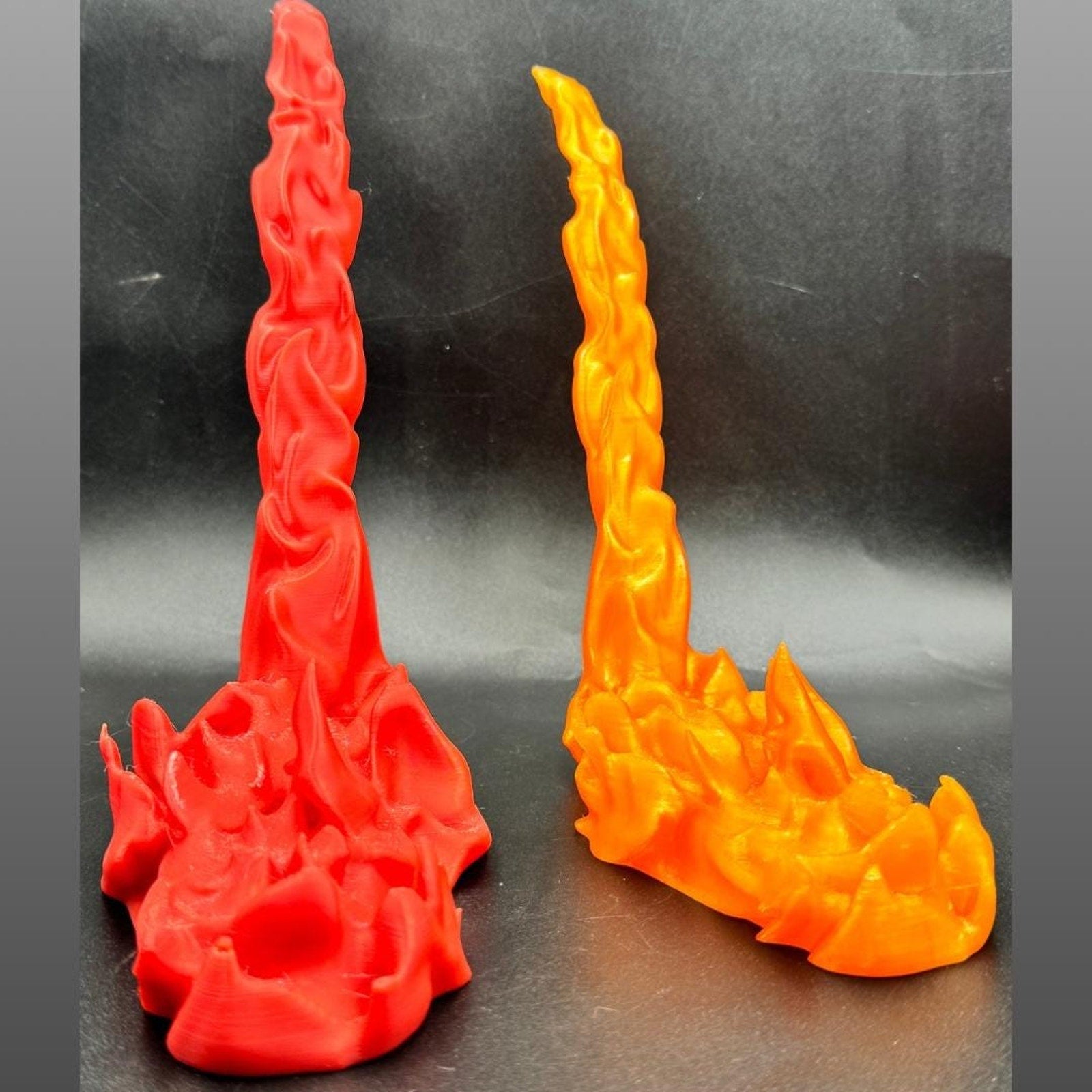 Custom 3D-Printed Shooting Flames Accessory 1/12 and 1/10 Scale Fire Effect Action Figure Display Prop for Dioramas & Toy Photography