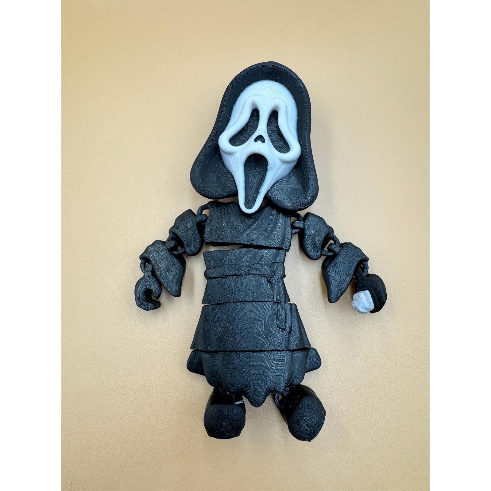 Horror Inspired Flexi Figures – Articulated 3D Printed Horror Icons – Poseable Creepy Monsters – Flexi Horror Toy – Spooky Desk Collectible