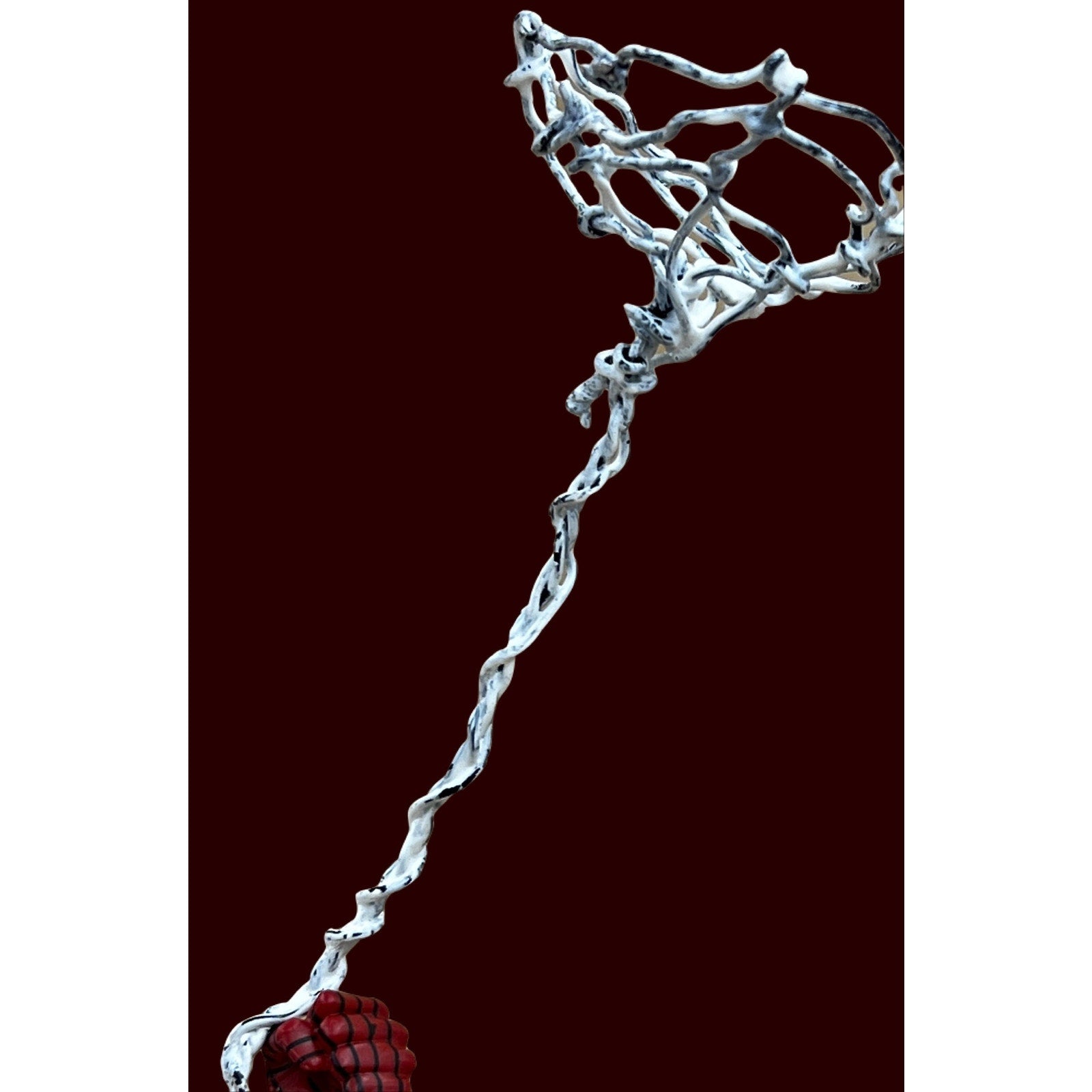4 Pack Of Custom, Legends Scale, Super Posable, Comic Styled Webbing, 1/12 and 1/10 Scale Action Figure Accessories, Spider Webs, Wired Webs