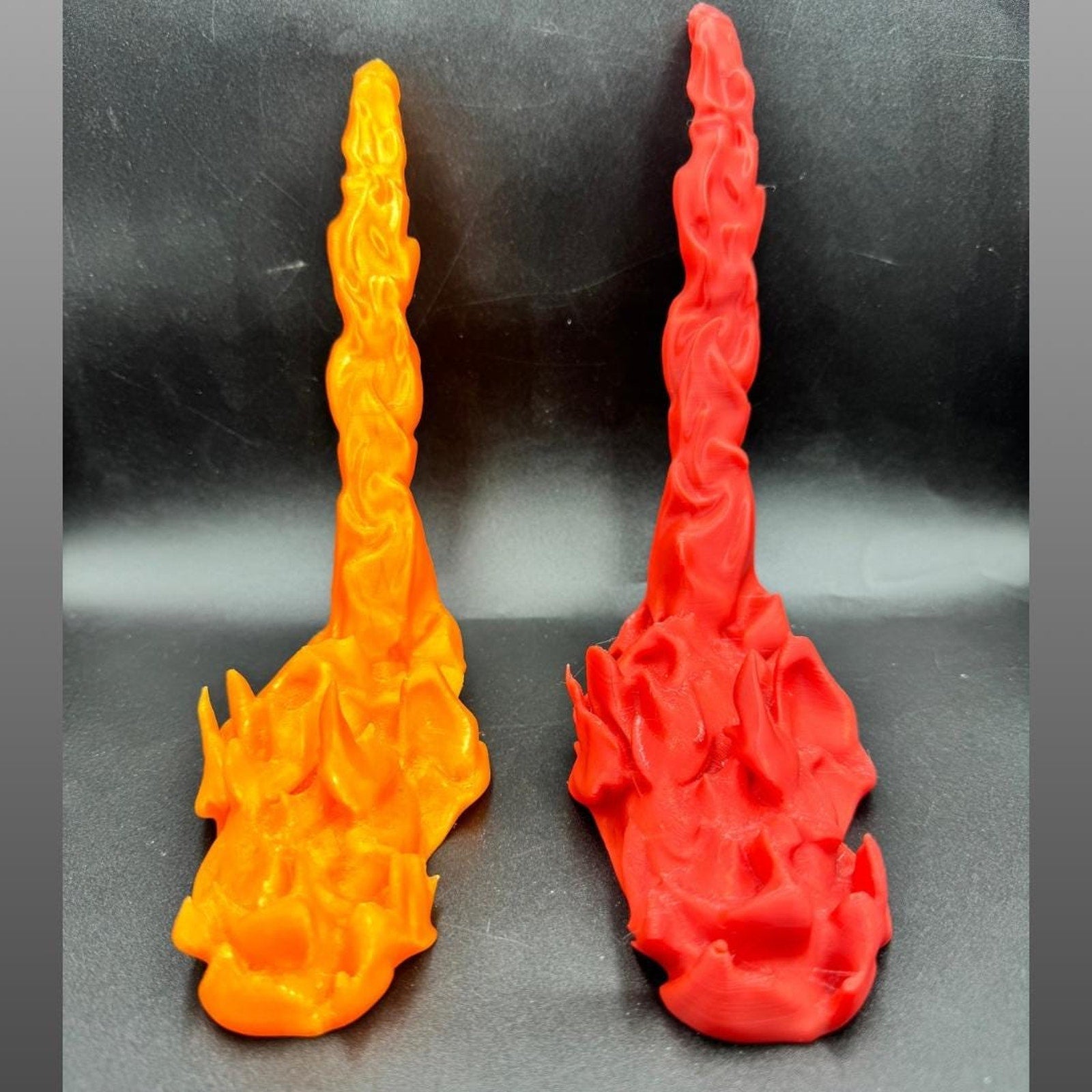 Custom 3D-Printed Shooting Flames Accessory 1/12 and 1/10 Scale Fire Effect Action Figure Display Prop for Dioramas & Toy Photography