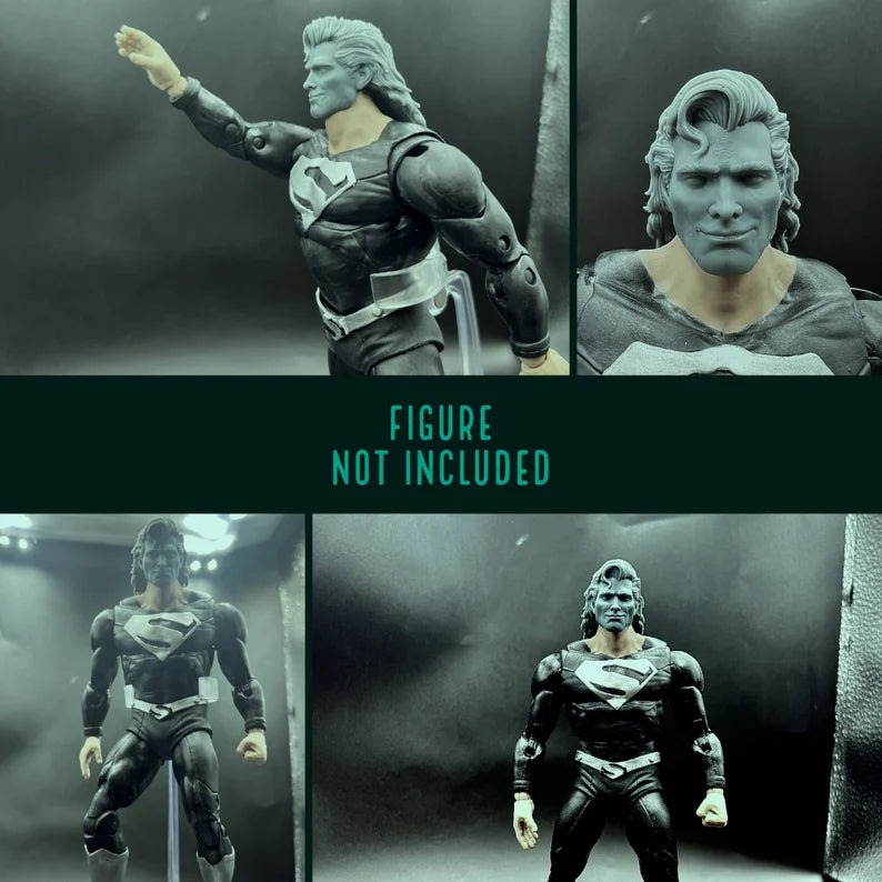 Dc Multiverse Heroic Alien Custom Action Figure Head Sculpt