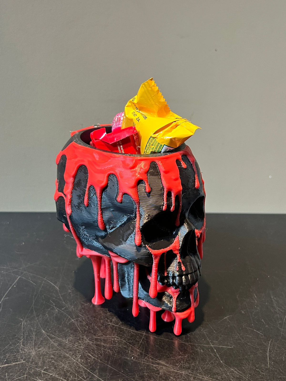 Skull Candy Dish with Lid