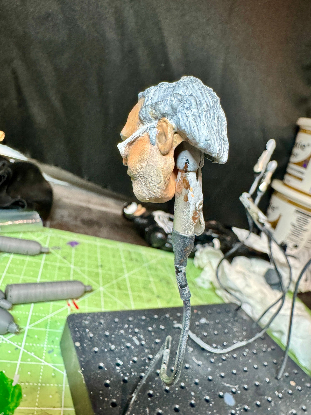 Zombie Dr Head Sculpt