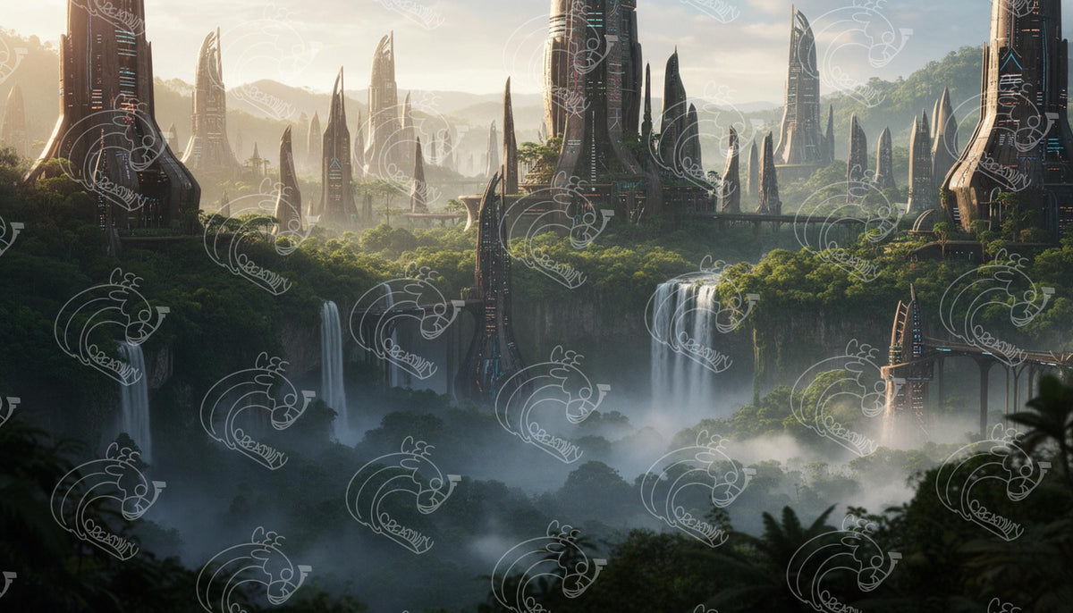Sci-Fi Backdrops 10 Pack