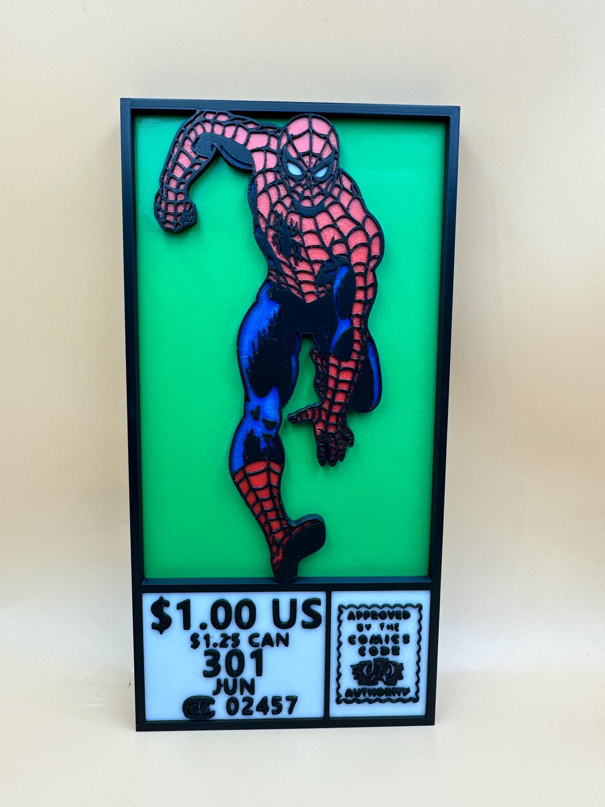 Webbed Hero Comic Corner Box