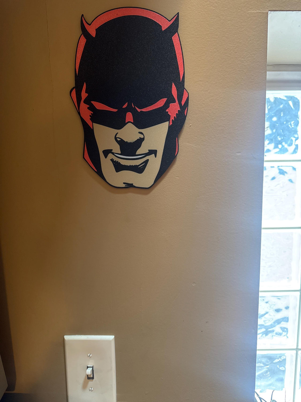 Blind Justice Hero Head Wall Art