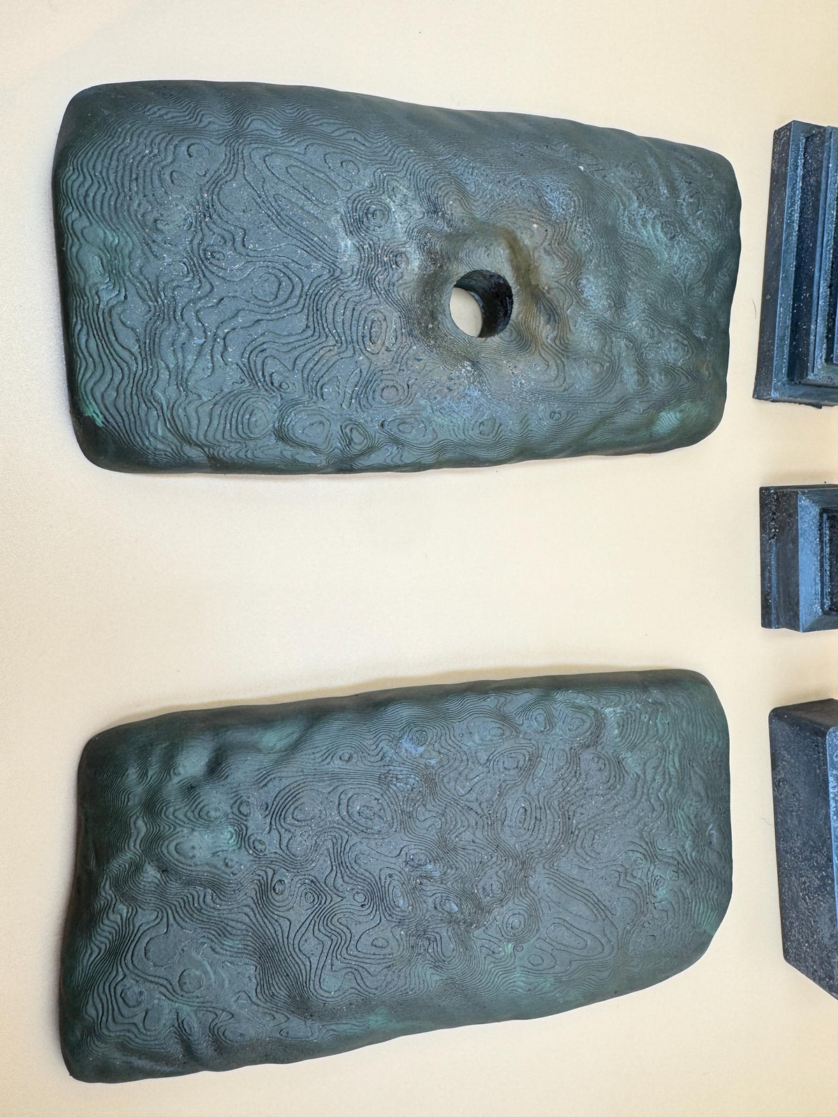 Halloween Tombstones Graveyard Set, painted