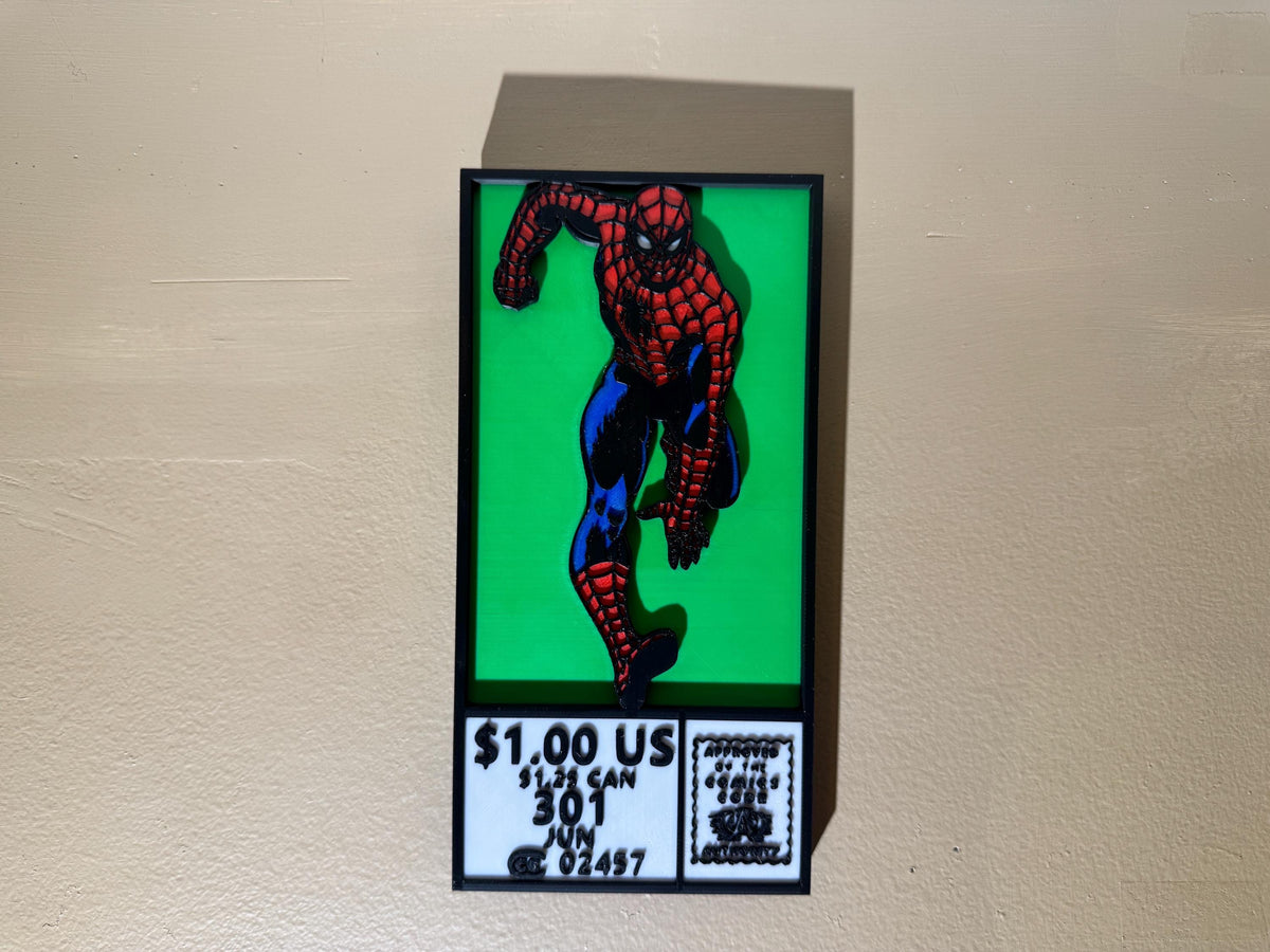 Webbed Hero Comic Corner Box