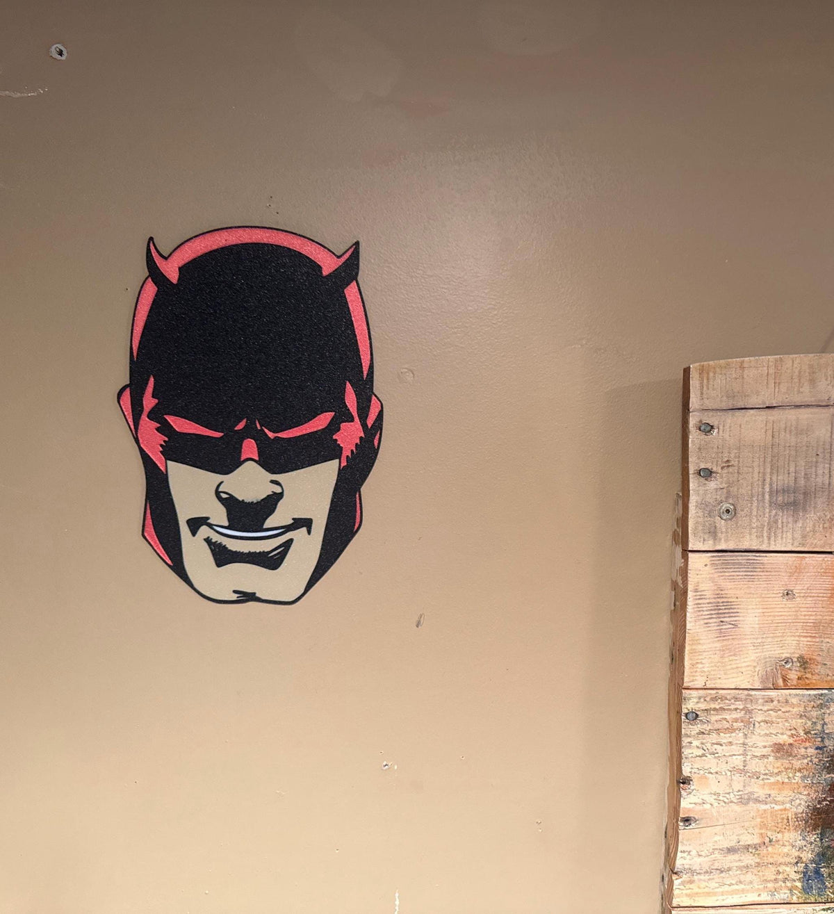 Blind Justice Hero Head Wall Art