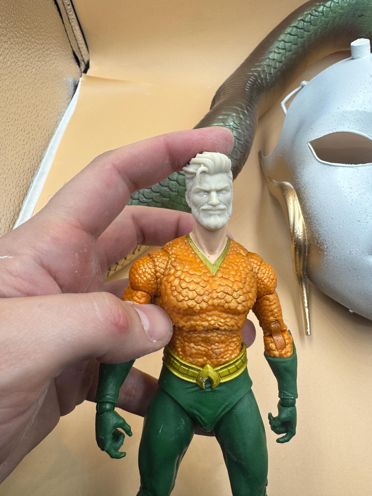 Tide King Head Sculpt