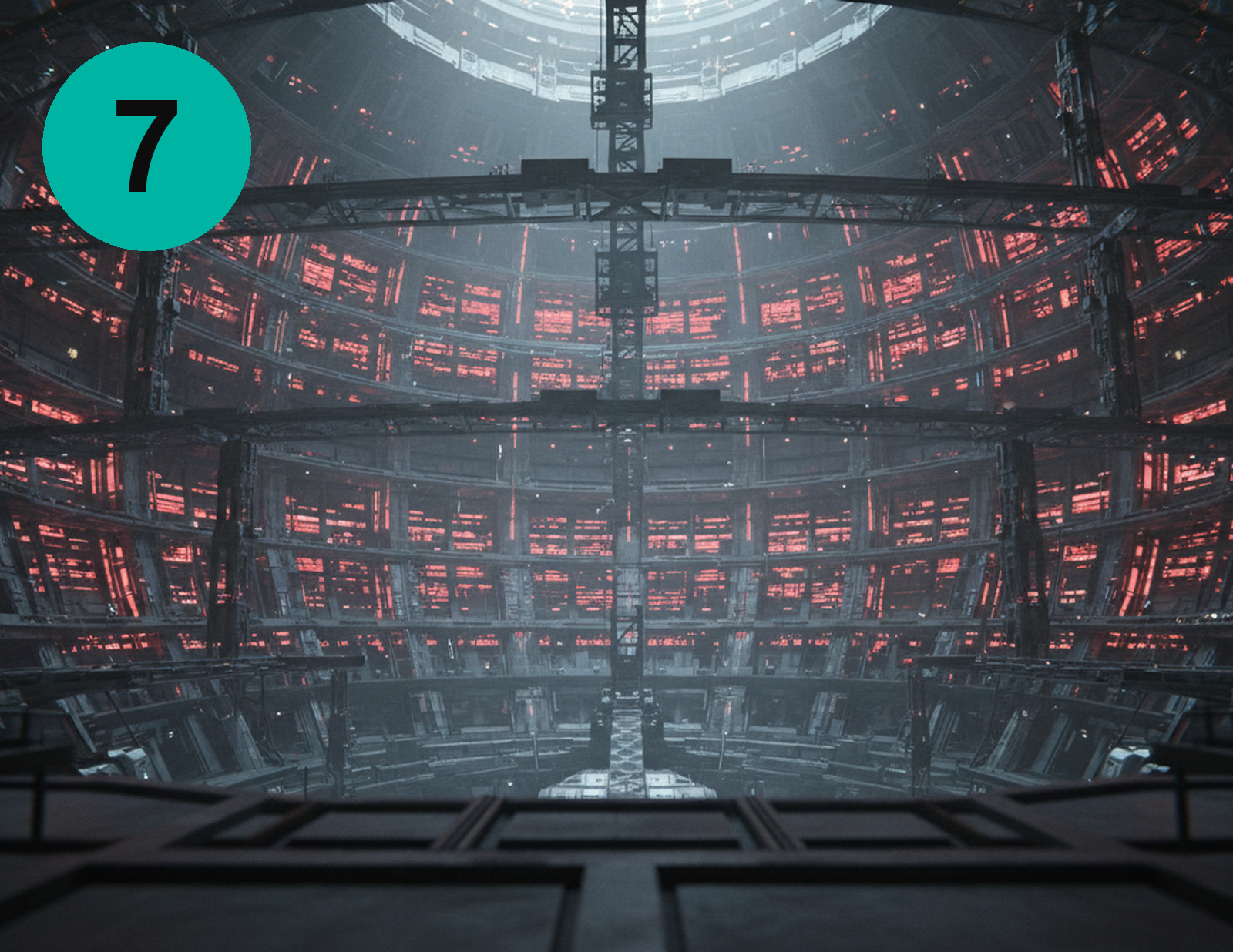 7 - Battle Station Interior action figure backdrop print