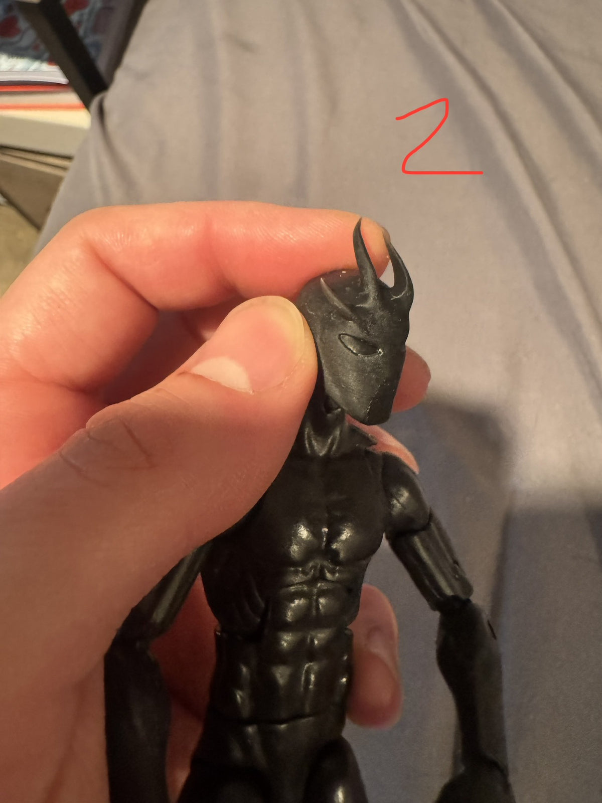 Galaxy Within Alien Head Sculpt, Custom Action Figure Accessory