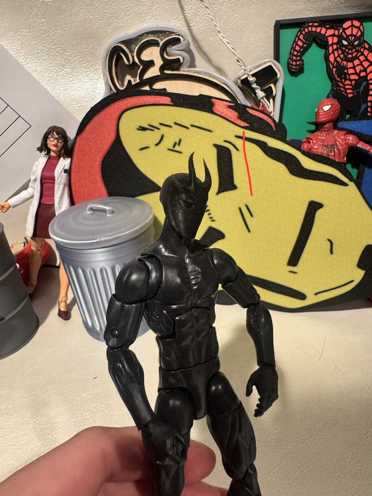 Galaxy Within Alien Head Sculpt, Custom Action Figure Accessory