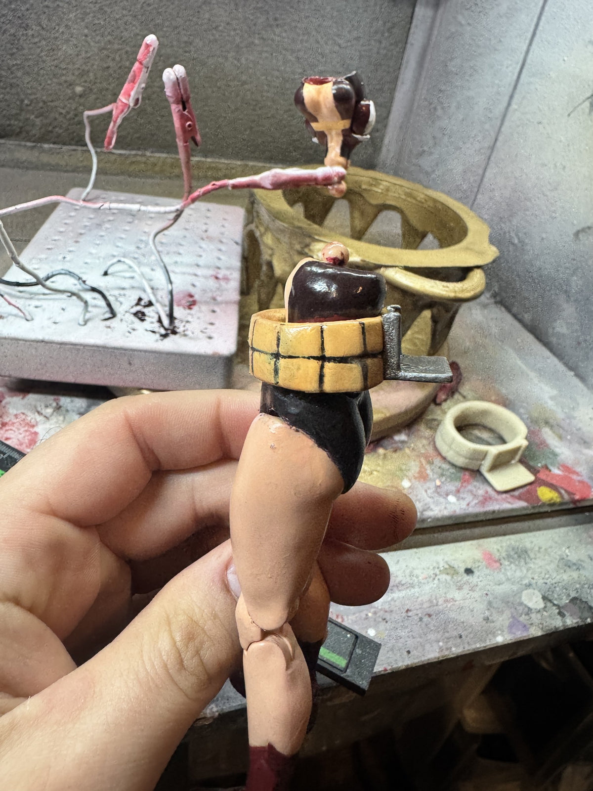 Maker Hero Head and Belt Kit, Custom Action Figure Accessories