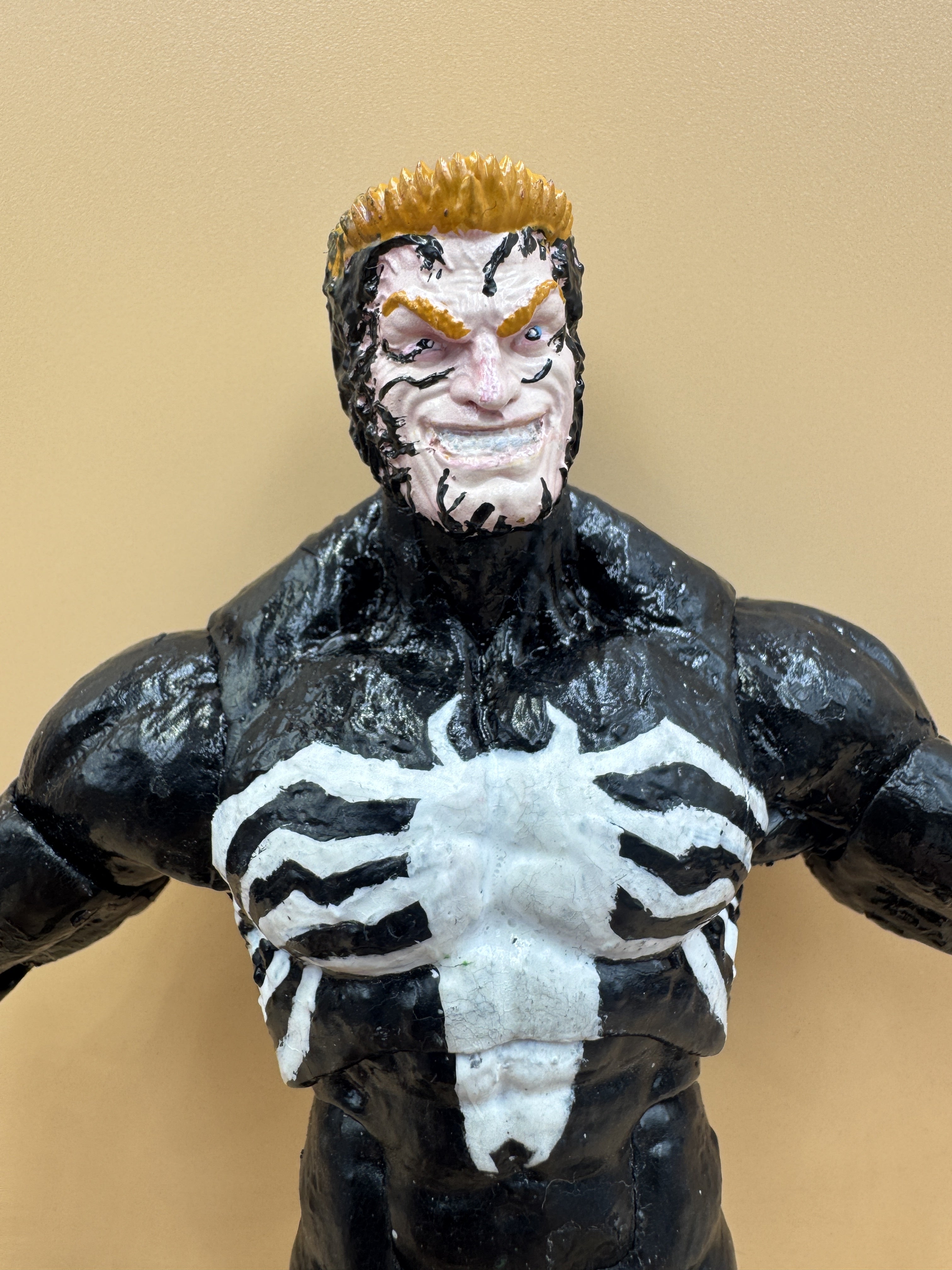 Hand painted Eddie Monster head sculpt on a figure body
