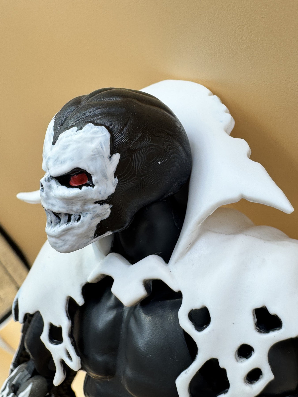 Grinning Dread painted, left side