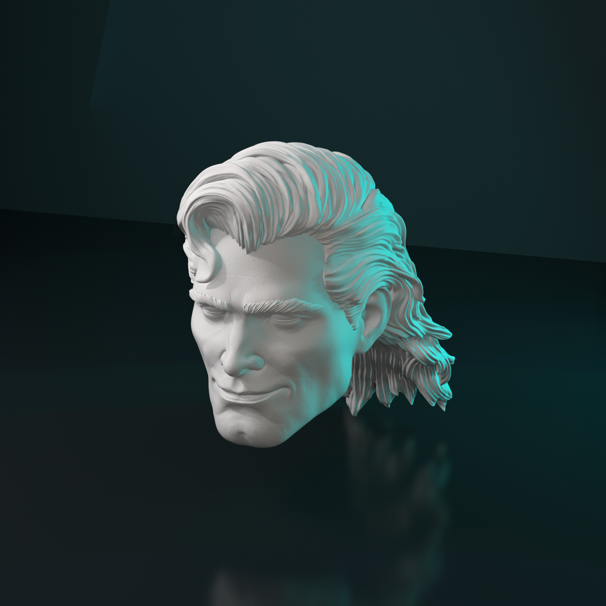 Solar Man head sculpt