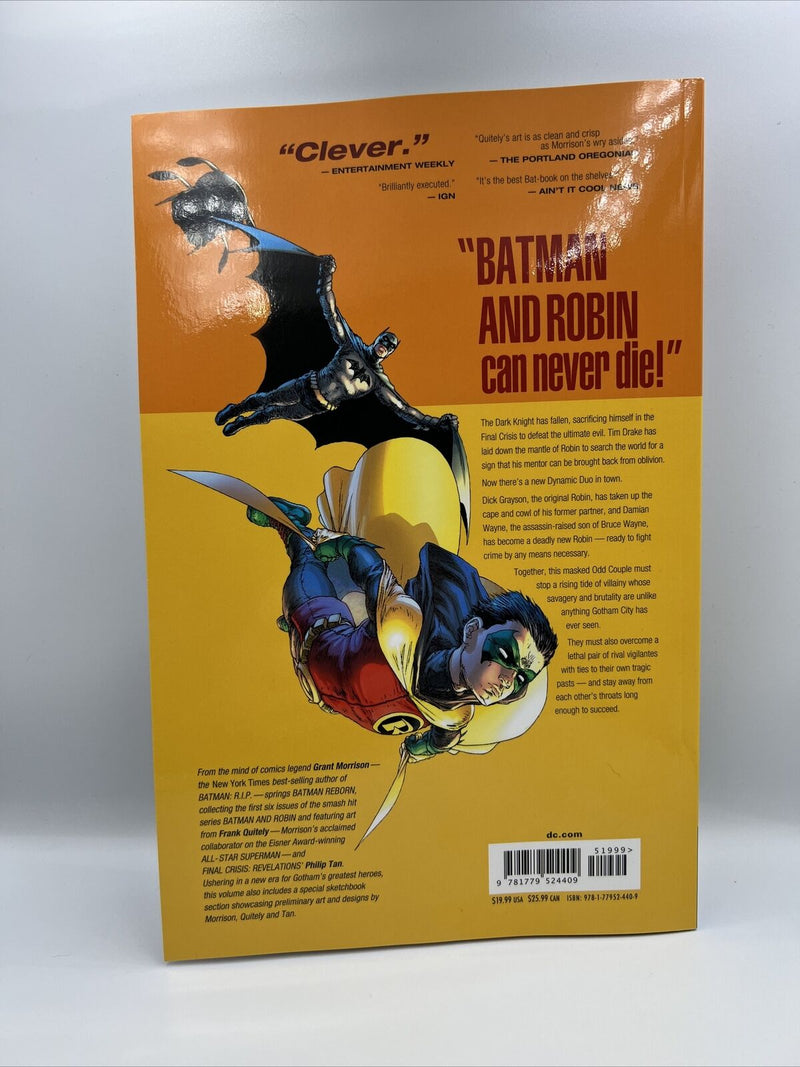 Batman & Robin - BATMAN REBORN - Grant Morrison - DC - Graphic Novel Paperback